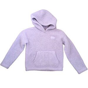 Abercrombie Kids Lavender Sherpa Hoodie – Soft Fleece Pullover, Size 9/10